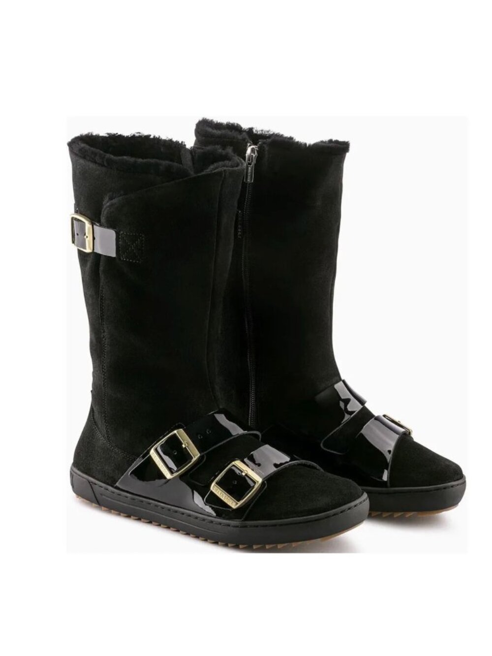 Birkenstock Danbury BLack Shearling Suede Boots 41/10